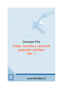 Giuseppe Pitrè – Fiabe, Novelle E Racconti I