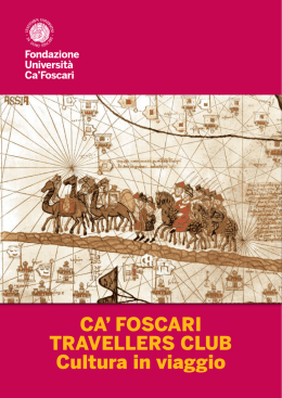 Travellers club 2013 1.14 Mb - Universit&agrave; Ca` Foscari di Venezia