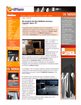 Adv Express - Fondazione Pubblicità Progresso