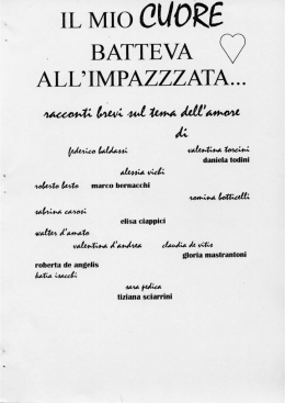 Il mio cuore batteva all`impazzata