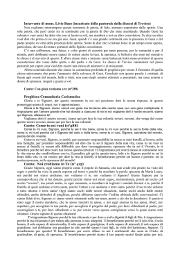 Interventi, preghiera, conclusioni (in  - 152 Kb)