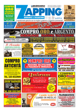 N&deg; 21 &ndash; Zapping del 18/11/2013