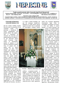 Neresine n&deg;24 - Febbraio 2015