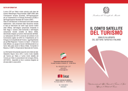 Scarica il documento - ONT Osservatorio nazionale del Turismo