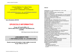OPUSCOLO INFORMATIVO DLGS 81_08