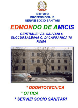 Opuscolo pdf - Edmondo De Amicis