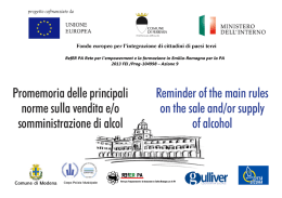 opuscolo informativo