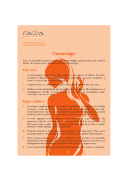 Fibromialgia leaflet A5 chiaro scuro