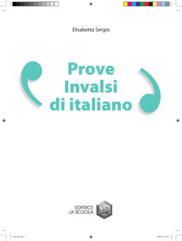 Prove Invalsi di italiano - Italiano.lascuola.it