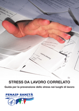 stress da lavoro correlato