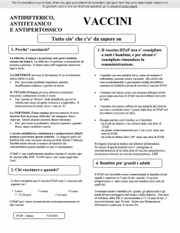 VIS DTaP - Italian