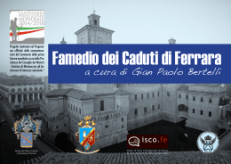 Il Famedio dei Caduti di Ferrara