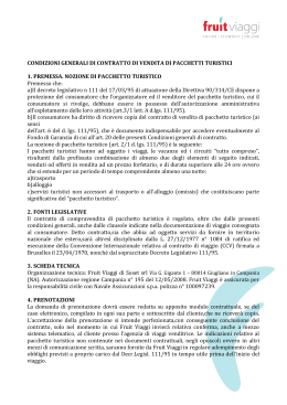 Condizioni di vendita