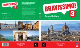 Corso d`italiano Libro dello studente