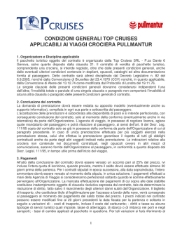 condizioni generali top cruises applicabili ai viaggi