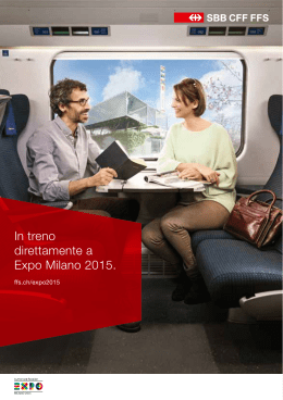 In treno direttamente a Expo Milano 2015.