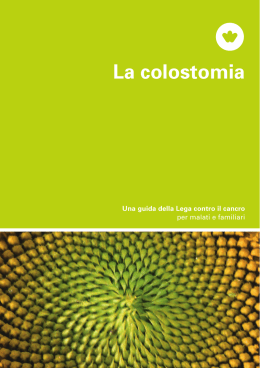 La colostomia - Una guida della Lega contro il cancro