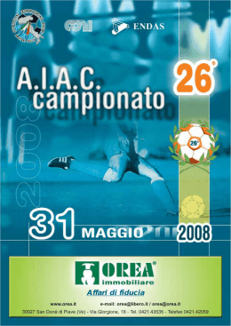 26° Campionato 2007-2008