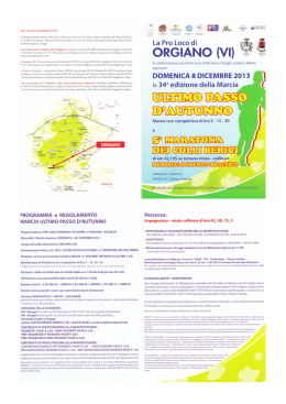 lume arrivare ad Orgiano (VI)