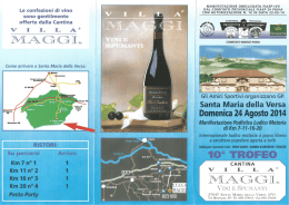 volantino - Podismo Lombardo