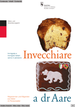 Invecchiare a dr Aare - Nationales Forum Alter und Migration