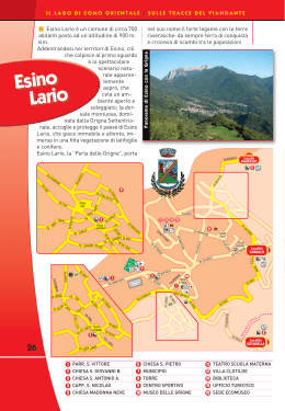 Opuscolo Esino Lario – Sentiero Viandante