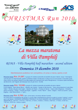 Locandina Christmas Run