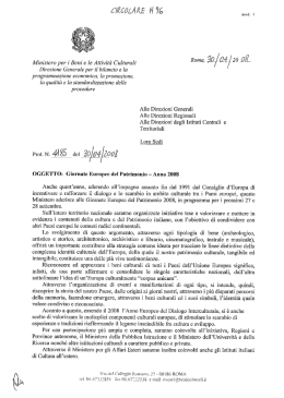 Ministero per i Beni e le Attivit&agrave; Culturali
