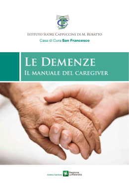 Il manuale del Caregiver. - Casa di Cura San Francesco
