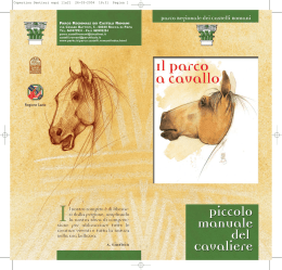 Sentieri equestri 32 pag def - Parco Regionale dei Castelli Romani