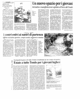 14 giugno 2007 - Unione dei Comuni della Bassa Romagna