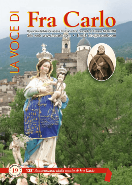 LA VOCE DILA VOCE DI - Fra Carlo di S. Pasquale