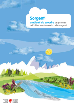 Sorgenti - Autonome Provinz Bozen