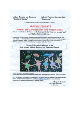arriva l`estate - IT Bramante Genga