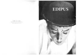 Diario e appunti delle prove - nuovo teatro made in italy dal 1963