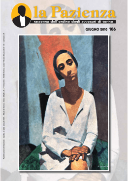 Giugno 2010 N&deg; 106 - Ordine Avvocati Torino