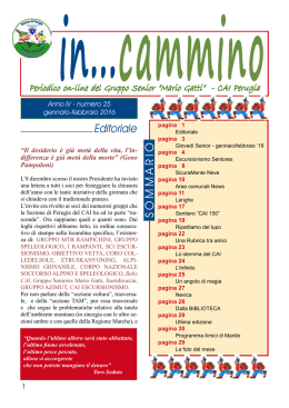 In&hellip;cammino n.25 - CAI