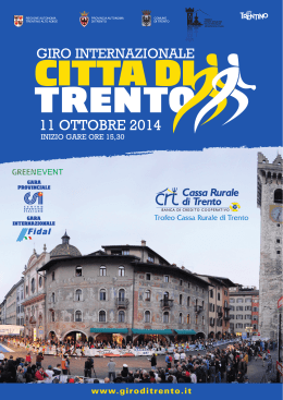 Opuscolo Giro Città di Trento_2014.indd