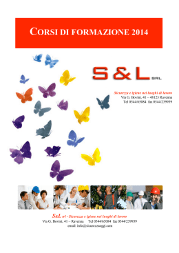 opuscolo CORSI 2014