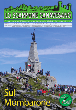 Settembre 2014 - ANA Sezione di Ivrea