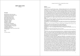 don giovanni - Universit&agrave; degli Studi di Trento