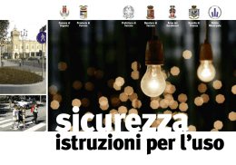 istruzioni per l`uso