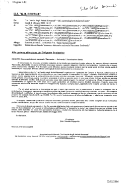 Concorso letterario nazionale: "Raccontar Scrivendo"