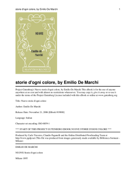 storie d`ogni colore, by Emilio De Marchi