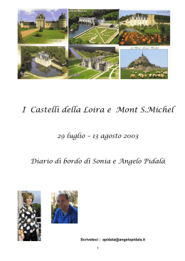 I Castelli della Loira e Mont S.Michel