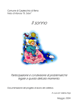 Il sonno - Comune di Casalecchio di Reno