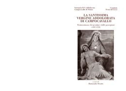 Nuovo! Storia in PDF - Santuario BV Addolorata
