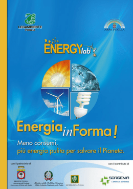 opuscolo Energia inForma Il clima sulla Terra sta