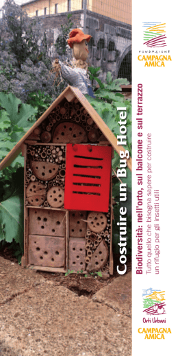 Costruire un Bug Hotel Biodiversit&agrave;