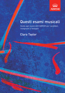 Questi esami musicali